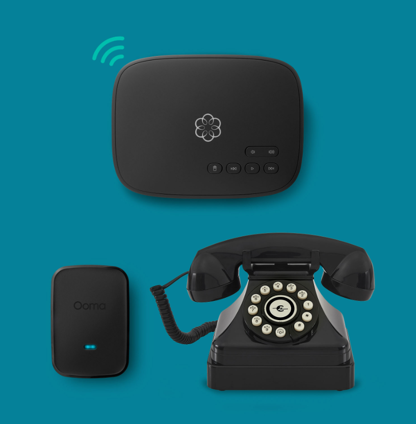 Ooma Telo Air + Linx + Black Kettle Phone Bundle
